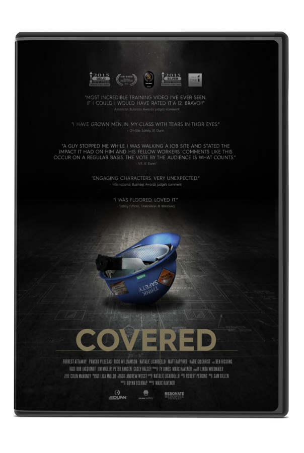 Covered DVD case front